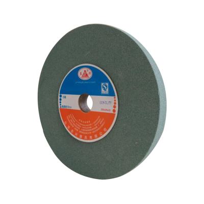 China 1-200X25X31.75 GC80 Aluminum Vitrified Bond Bench Grinding Wheel for sale