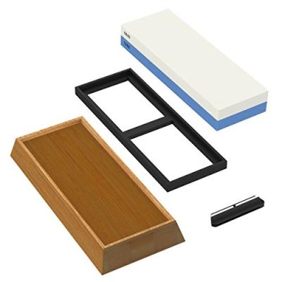 China Best Viable Price Professional Whetstone 2-Side Grit Whetstone Sharpening Stone Set for sale