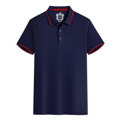 China Wholesale Anti-Wrinkle 100% Short Sleeve Polyester Polo T-Shirts Custom Printing Logo Men's Polyester Quick Dry Golf Polo T-shirts for sale