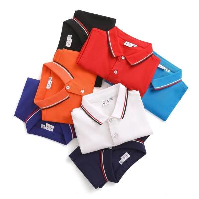 China Custom Printing Logo Tshirts Uniform Blank Plain Anti-wrinkle Sports Golf Polo Shirts Mens For Custom Uniform for sale