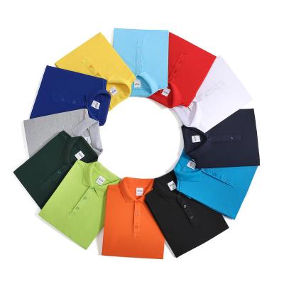 China 100% Cotton White Mens Golf T-Shirts Anti-Wrinkle Embroidered Logo Plain Custom Men's Polo Shirts for sale