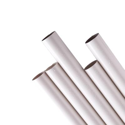 China Corrosion Resistant Pvc Tube Pvc Pipe Plastic Tube Electrical Pipe Plastic Cable Wire Tube With Flare End for sale