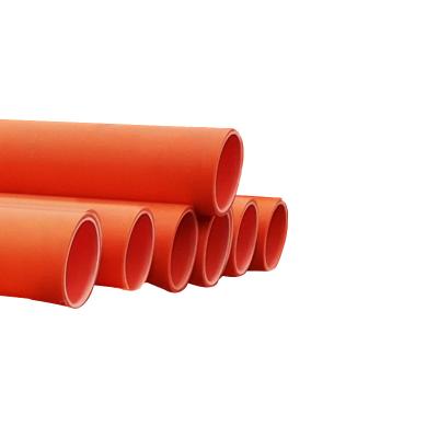 China Corrosion Resistant Cable Plastic Tubing High Quality Heat Resisting Pvc Pipe Orange Mpp Pipe Mpp Pipe Details for sale