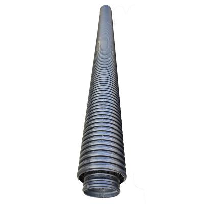 China Corrosion Resistant Black Plastic Double Wall Corrugated Hdpe Pipe Supplier for sale