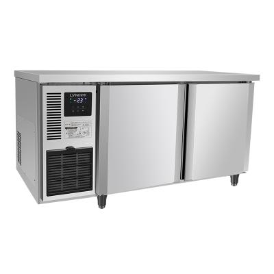 China Commercial Hotel Buffet Food Equipment 2021 New Product Ideas 2 Door Display Fridge Freezer Glass Refrigerator For Kitchen Freezers Refrigeration Equipment for sale