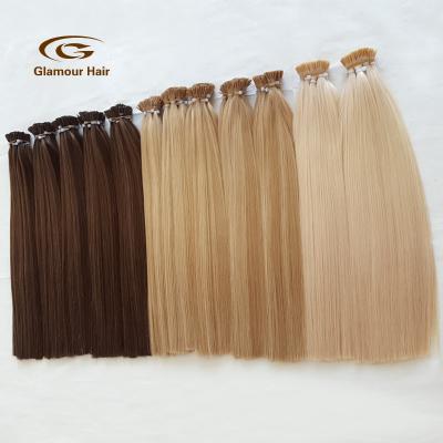 China China Factory Wholesale Silky Straight Double Wave Human Hair Extensions I Tip Brazilian Hair for sale