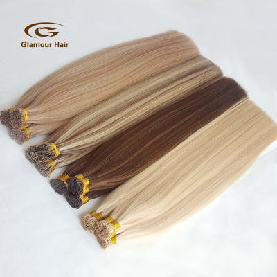 China Factory Wholesale Virgin Remy Human Silky Straight Wave 14in-24inch Bond Me Tip Pre Bonded Hair Extensions for sale