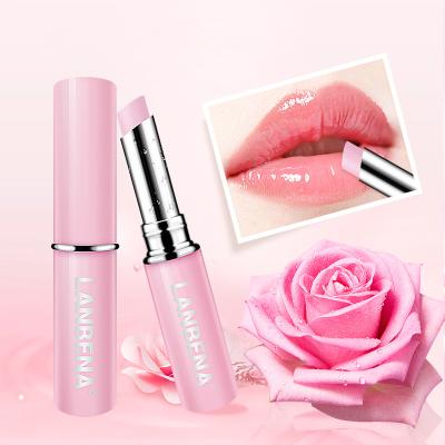 China LANBENA Rose Moisturizer Moisturizer High Quality Natural Silky Lip Drop Texture To Fade Lines Lip Balm Lip Balm for sale