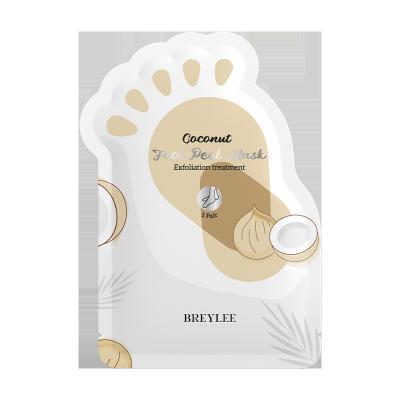 China BREYLEE Foot Foot Coconut Foot Mask Silk Exfoliating Skin Care For Foot Collagen Foot Mask for sale