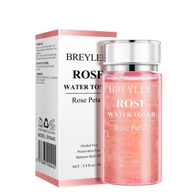 China Hot Selling BREYLEE Toner Pink Water Repair Organic Skin Care Moisturizing Facial Toner 100ml for sale