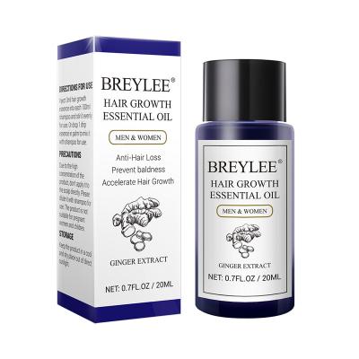 China Natural Herbal Anti Hair Loss Prevention Growth Hair Loss Prevention BREYLEE Essential Oil For Women Men for sale