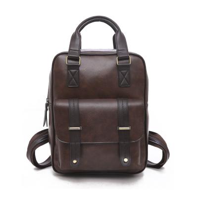 China Fashion Waterproof New Vintage Female Backpack Single PU for sale