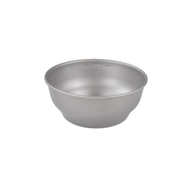 China 300ml Ultralight Ultralight Titanium Outdoor Camping Single Walled Bowl for sale