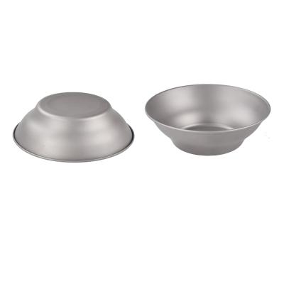 China 800ml lightweight titanium camping single-walled dish, large capacity bowl; salad bowl; for sale