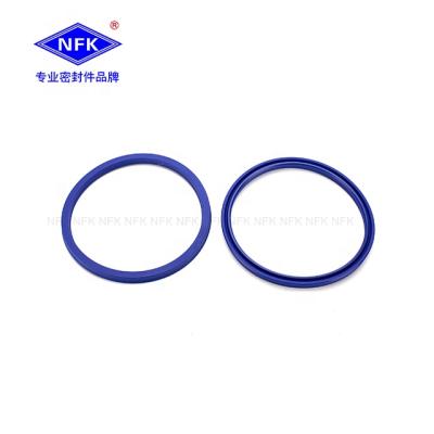 China Pressure Resistance Taiwan D-2 D-3 UN TPU Piston Rod Excavator Hydraulic Cylinder Oil Seals Rubber Gasket For DZ Blue for sale