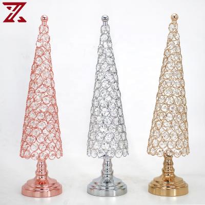 China Minimalist Wholesale Crystal Decoration Party Led Light European Christmas Tree Gifts for sale