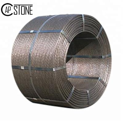 China Construction MPA 1860 Jisg3536 9.3 mm 9.53 mm 12.7 mm 15.2 mm 15.24 mm 15.7 mm PC steel strand for sale