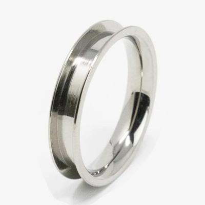 China 2021 Casual/Sporty Fashion 4mm Polished Titanium Ring Core Wedding Band for Ring Maker and Turner for sale