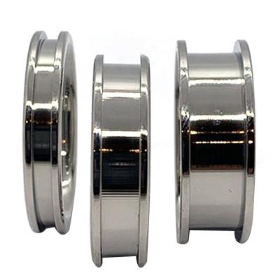 China CLASSIC 8mm 6mm 4mm 316L Stainless Steel Inlay Ring Cores Wedding Rings Mens Womens Supplies for sale