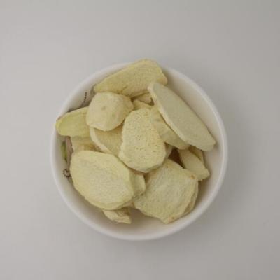 China Lujia Dry Freeze Dried Ginger Slice Get Rid of Cold Freeze Dried Ginger for sale