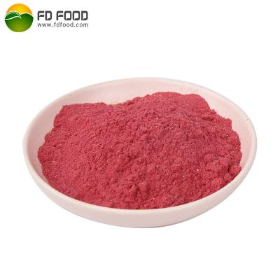 China LUJIA Freeze Dried Fruit Powder Raspberry Freeze Dry Natural Plant 100% No Additive Raspberry Freeze Dried Powder for sale