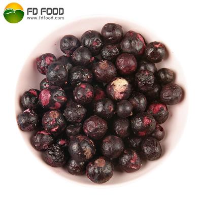 China LUJIA Freeze Dried Blackcurrant Factory Supply Factory Supply Freeze Dried Whole Freeze Dried Blackcurrant for sale