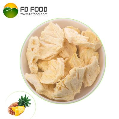 China Best Healthy Fruit Taste Dry Snacks FD Crispy Pineapple Freeze Dried Pineapple for sale