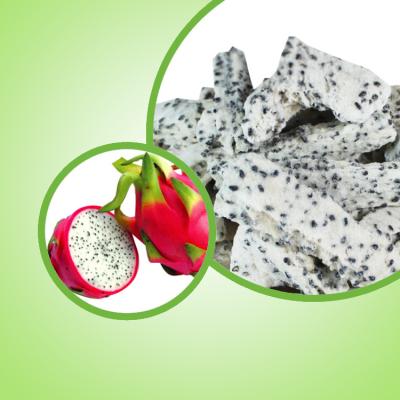 China Dry Freeze Dried Food Dehydrated Frozen Fruit Pitaya Cube Powder Slice for sale