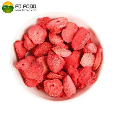 China LUJIA Good Quality Freeze Dried Dried Strawberry With Sugar Freeze Dried Strawberry Freeze Dried Strawberry for sale