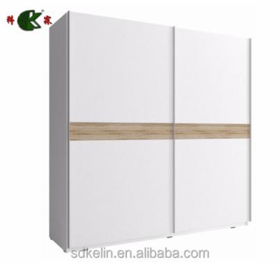 China CARB P2 MDF/Particle BOARD Sliding Door Panel Wood Bedroom Wardrobe for sale