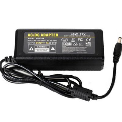 China Plastic DC to AC Charger 12V 3A 60W Power Adapter for sale