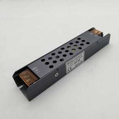 China 2021 New Arrival Led Strip Suitable For LED Strip 12V 5A 60W Slim Black Light Box Changing Power Supply for sale