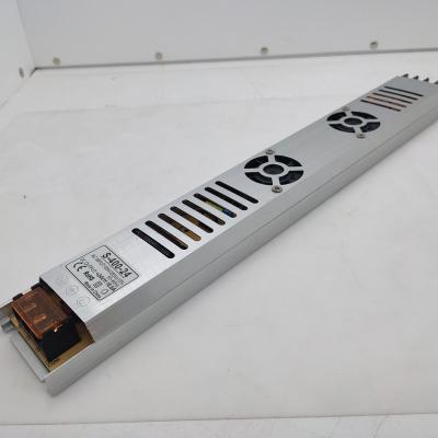 China Super Slim Led Strip 24V 16.7A 400W IP20 Light Box Power Supply With Dual Fan for sale