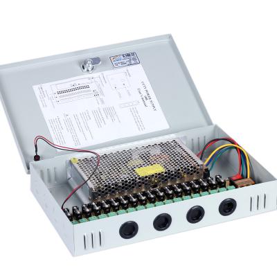 China AC 110V/260V To DC 12V 15A 18CH CCTV Power Supply For Control Monitor 315*205*50mm for sale