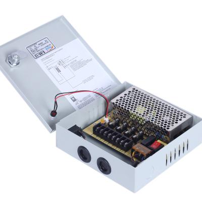 China High Quality Led Strip 60W Low-profile LED Driver 4CH 12V 5A Iron Case CCTV Power Supply for sale