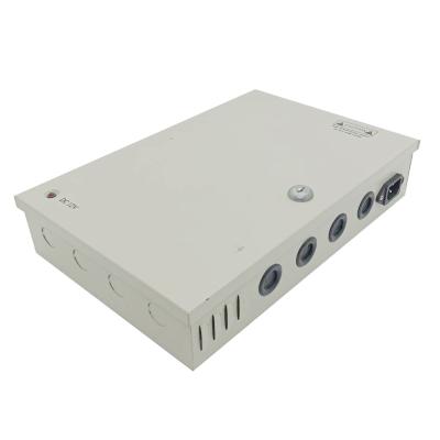 China AC 110V/260V To DC 12V 20A 18 Channel CCTV Power Supply For Camera 315*205*50mm for sale