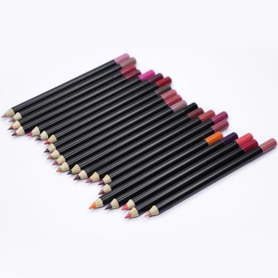 China Waterproof 21 Colors OEM Lip Liner Cosmetic Lip Liner Waterproof Pencil Best Selling Private Label for sale