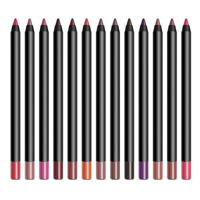 China Custom Private Label OEM Cosmetic Lip Liner Waterproof Cream Lip Liners Pencil for sale