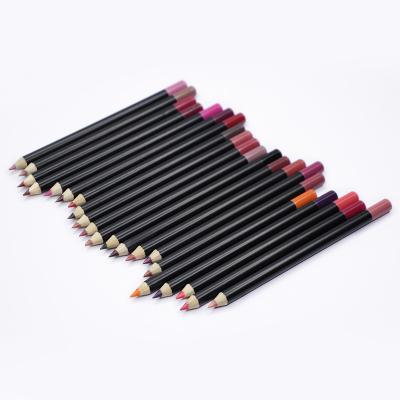 China Best Selling OEM 21 Colors Waterproof Cosmetic Lip Liner Waterproof Lip Liner Pencil for sale