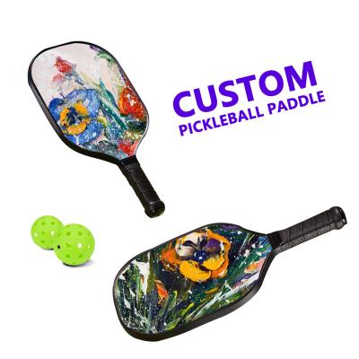 China Outdoor Environmental Protection Pickleball Paddle Carbon Fiber OEM Customized Logo Good Quality Pickleball Paddle for sale