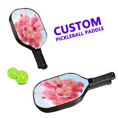 China Fiberglass Logo Pickleball Paddle Pickleball Custom Made Environmental Protection Factory Direct Sales Professional for sale