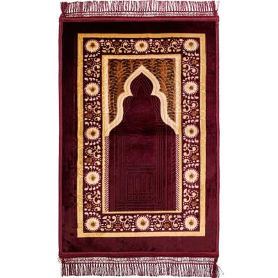 China Good Quality Washable Padded Islamic Prayer Mat Prayer Blanket Carpet Cover For Muslims for sale