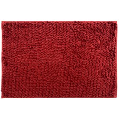 China Household Washable Water-absorbing And Non-slip Bathroom Carpet Ultra-thin Thick Chenille Bath Fiber Mat for sale