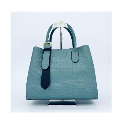 China Factory supply fashion large capacity women stylish PU leather/polyester tote women's storage handbags for sale