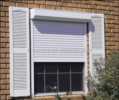 China Aluminum Alloy Roll Material And Vertical Opening Pattern Electric Aluminum German Roller Shutters for sale