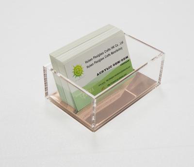 China Huisen Stylish Typical Clear Acrylic School ID Card Holder Factory Price for sale