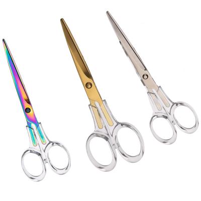 China Hotsale Acrylic Scissor Manufacturer Modern Fashionable High Quality Office Stationery Scissors for sale