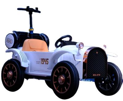 China Ride on Toy Children's Four-Wheel Car Parent-Child Electric Four-Wheel Car for Male and Female Babies for sale