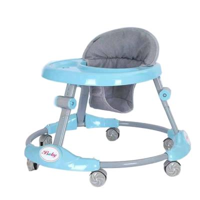 China 2021 4-in-1 China Multifunctional Plastic and Steel Kids Learn To Walk Musical Cartoon Toy Chair Baby Walker For Kids for sale