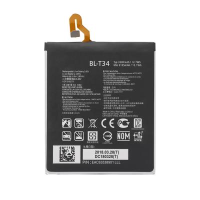 China Genuine Mobile Phone OEM BL-T34 Battery Replacement For LG V30 | V30+ H930 H932 LS998 3300mAh for sale